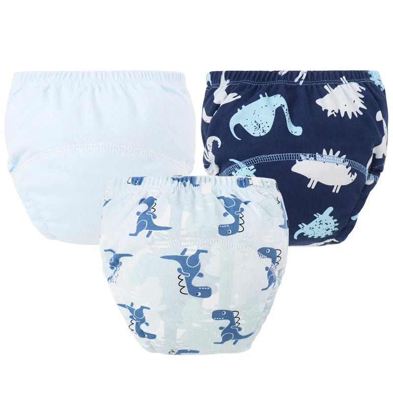 Cartoon Diaper Pants Set