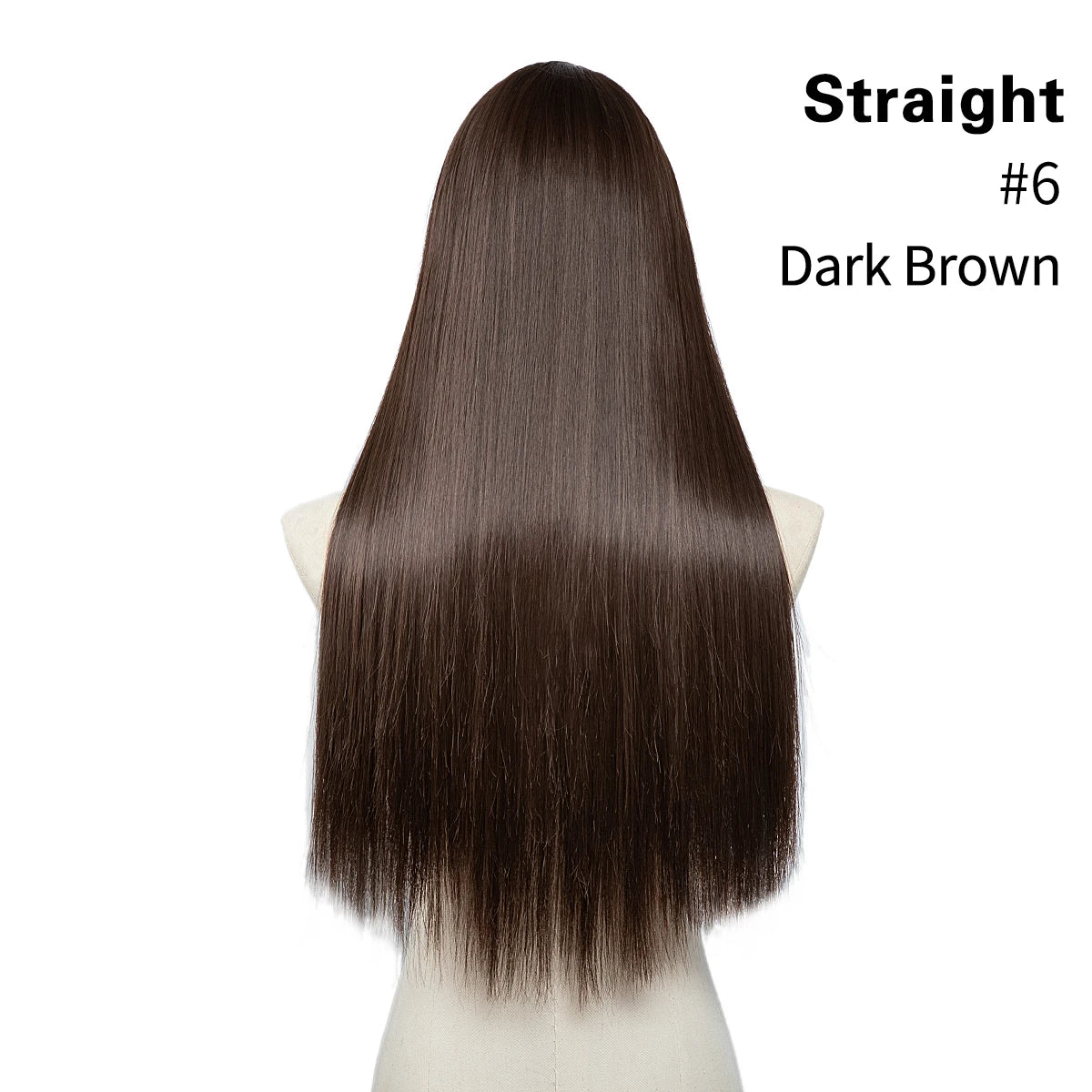 U Part Clip In Hair Extension Long Straight Natural Thick