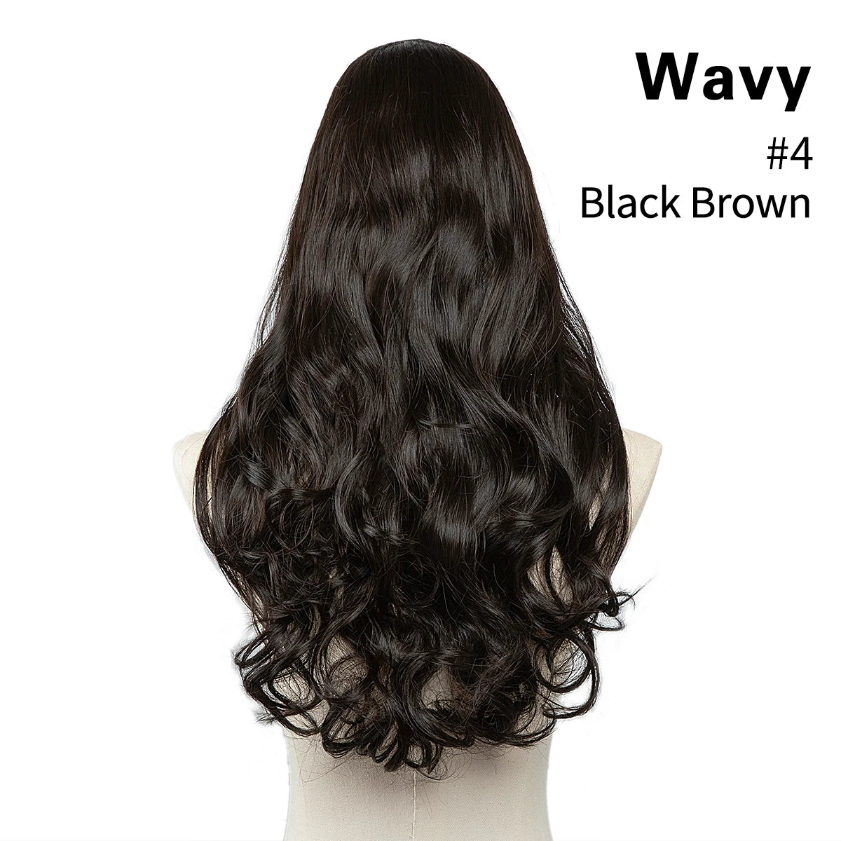 U Part Clip In Hair Extension Long Straight Natural Thick