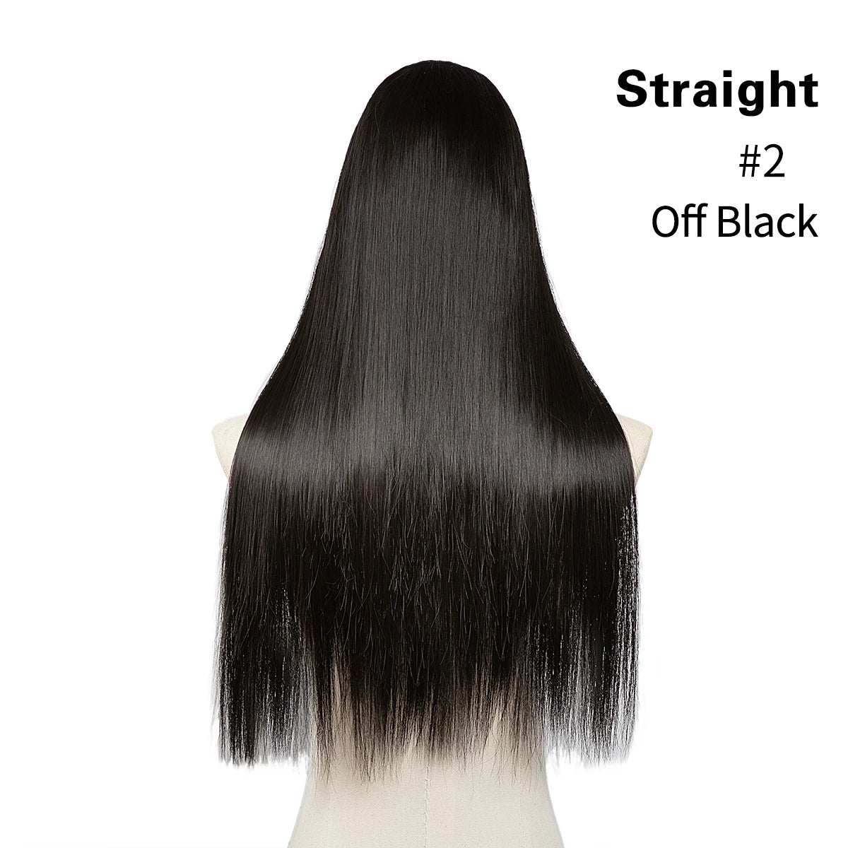 U Part Clip In Hair Extension Long Straight Natural Thick