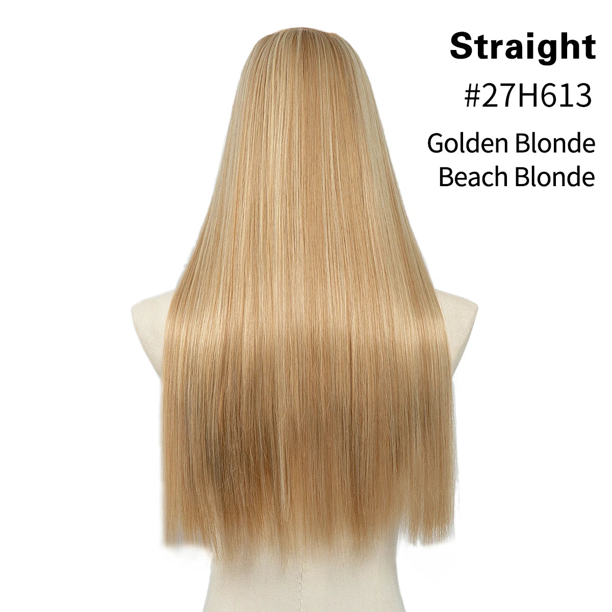 U Part Clip In Hair Extension Long Straight Natural Thick