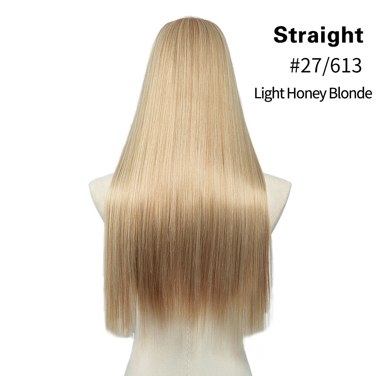U Part Clip In Hair Extension Long Straight Natural Thick