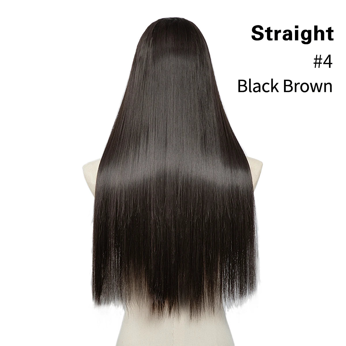 U Part Clip In Hair Extension Long Straight Natural Thick