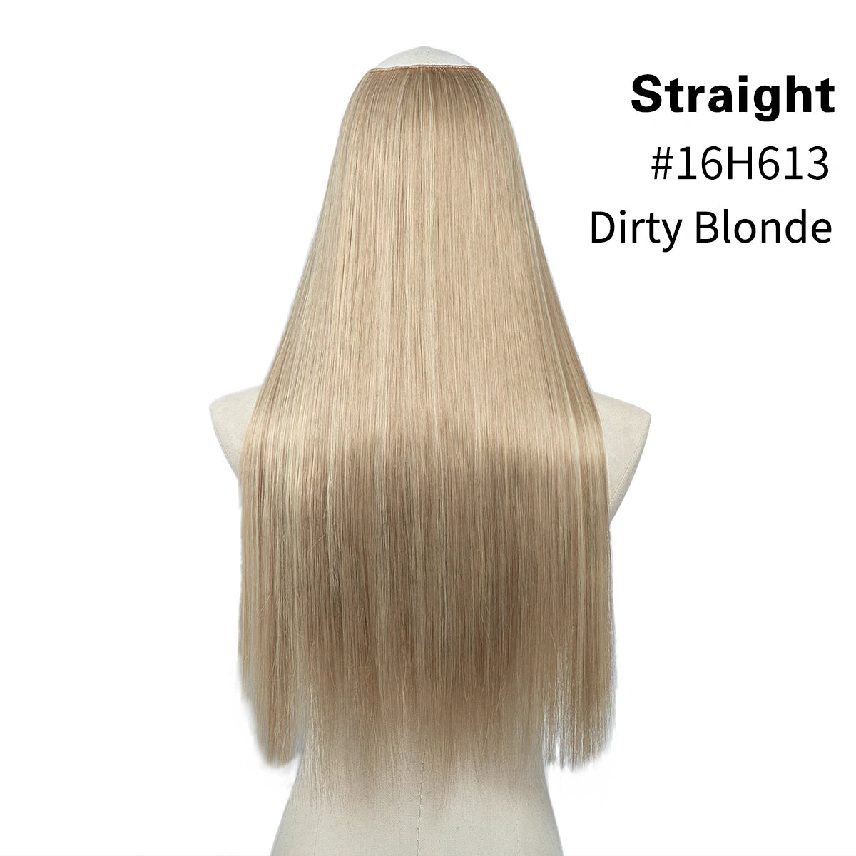 U Part Clip In Hair Extension Long Straight Natural Thick