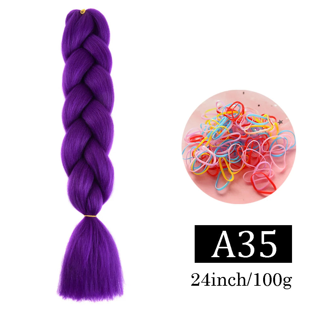 24 Inch Jumbo Braids Synthetic Hair