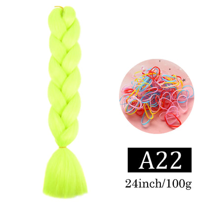 24 Inch Jumbo Braids Synthetic Hair