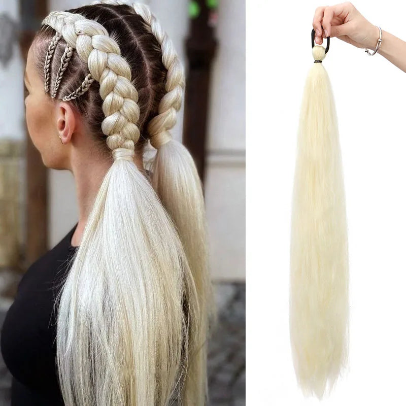 26 Inch Straight Ponytail Extension