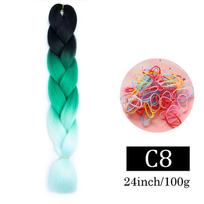 24 Inch Jumbo Braids Synthetic Hair