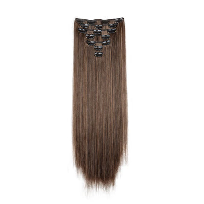 24 Inch Clip In Hair Extensions Set