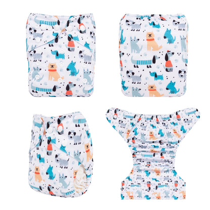 Reusable Digital Pocket Cloth Diaper