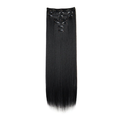 24 Inch Clip In Hair Extensions Set