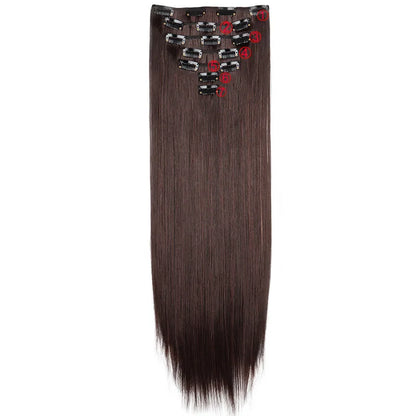 24 Inch Clip In Hair Extensions Set