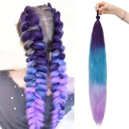 26 Inch Straight Ponytail Extension