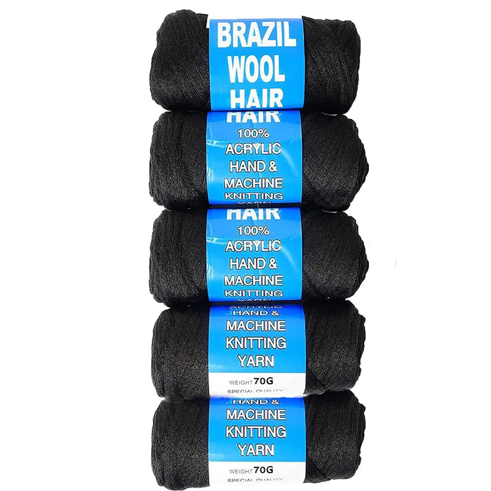 Brazilian Wool Crochet Hair