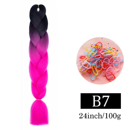 24 Inch Jumbo Braids Synthetic Hair