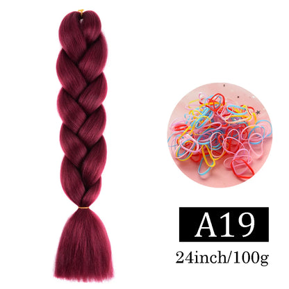 24 Inch Jumbo Braids Synthetic Hair