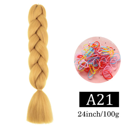 24 Inch Jumbo Braids Synthetic Hair