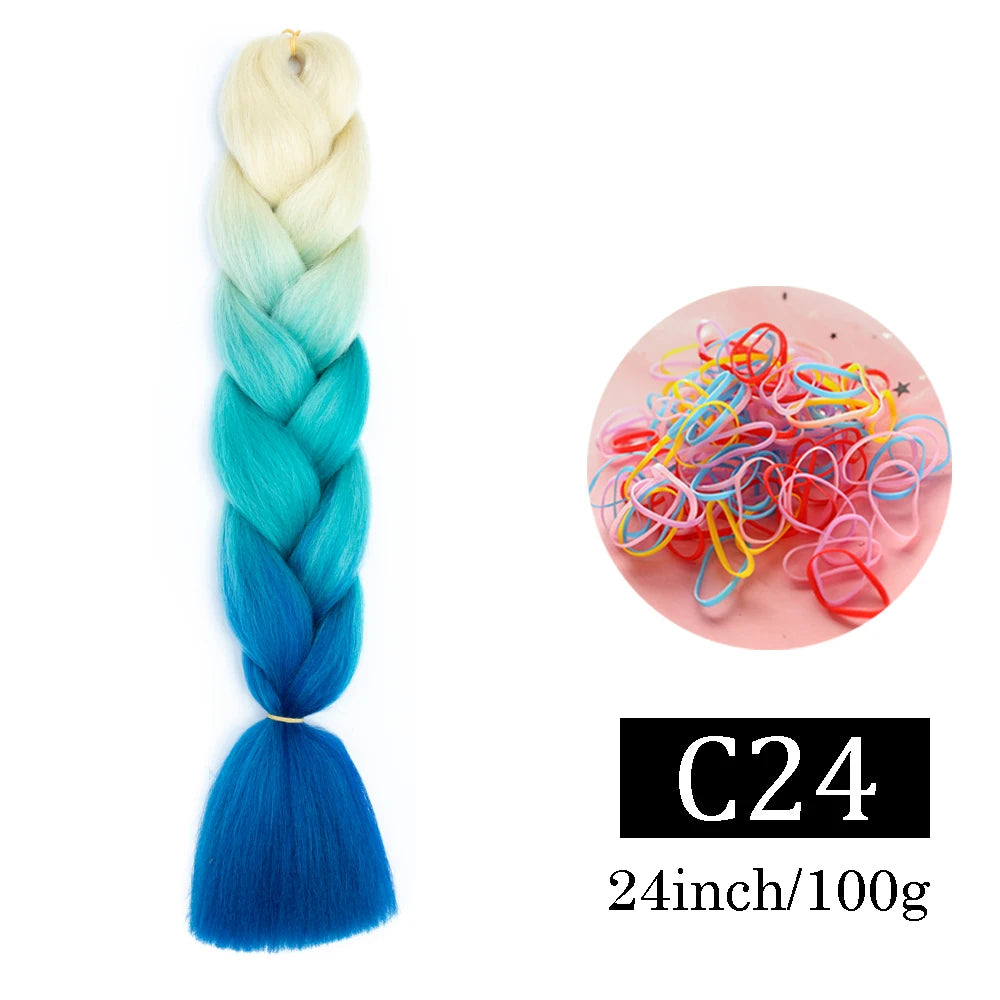 24 Inch Jumbo Braids Synthetic Hair