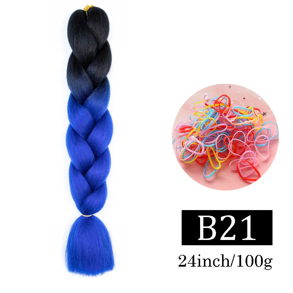 24 Inch Jumbo Braids Synthetic Hair