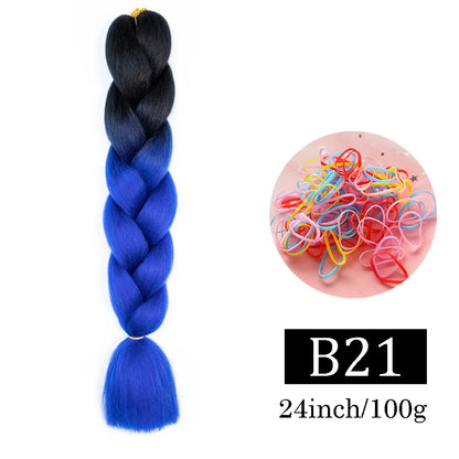 24 Inch Jumbo Braids Synthetic Hair