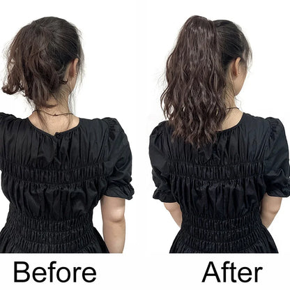 14 Inch Curly Claw Clip Ponytail Synthetic Hair Extension