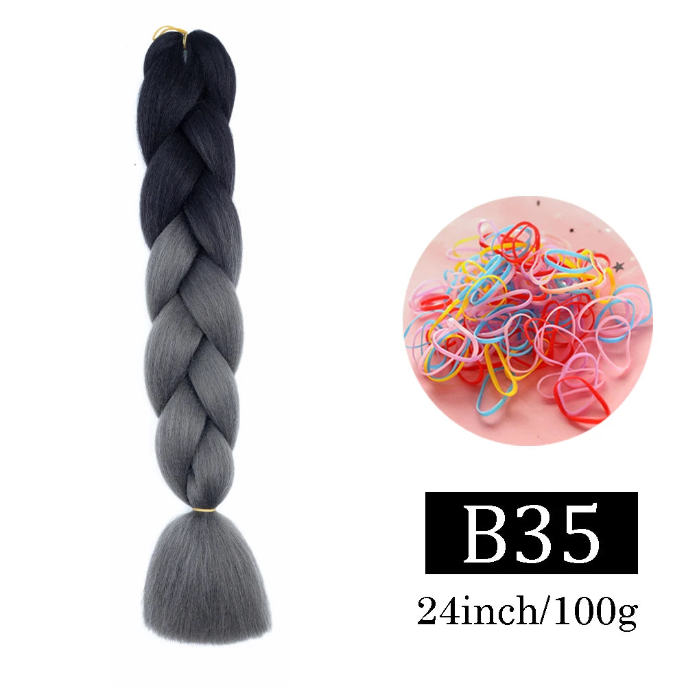 24 Inch Jumbo Braids Synthetic Hair