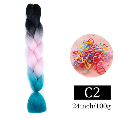 24 Inch Jumbo Braids Synthetic Hair