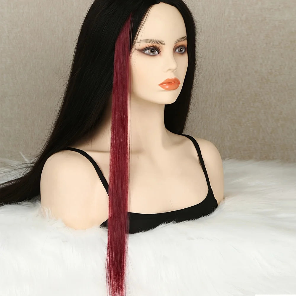 Long Straight Clip In Hair Extensions Set