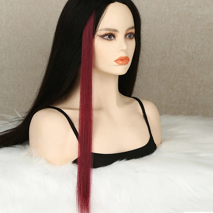 Long Straight Clip In Hair Extensions Set