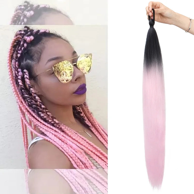 26 Inch Straight Ponytail Extension