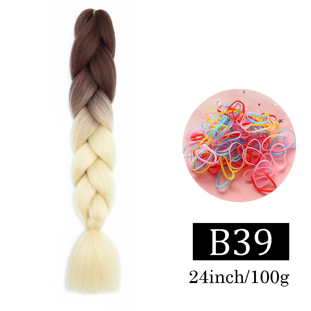 24 Inch Jumbo Braids Synthetic Hair