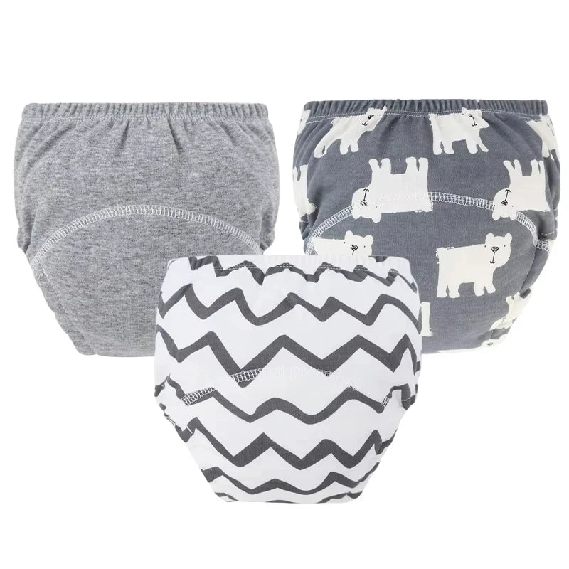 Cartoon Diaper Pants Set