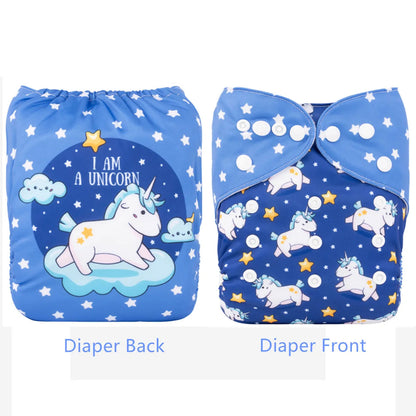 Reusable Digital Pocket Cloth Diaper