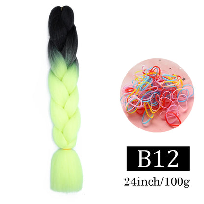 24 Inch Jumbo Braids Synthetic Hair