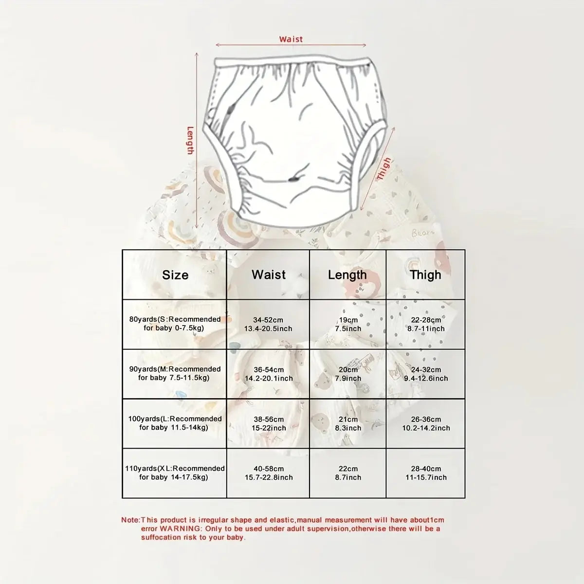 Reusable Pocket Cloth Diaper