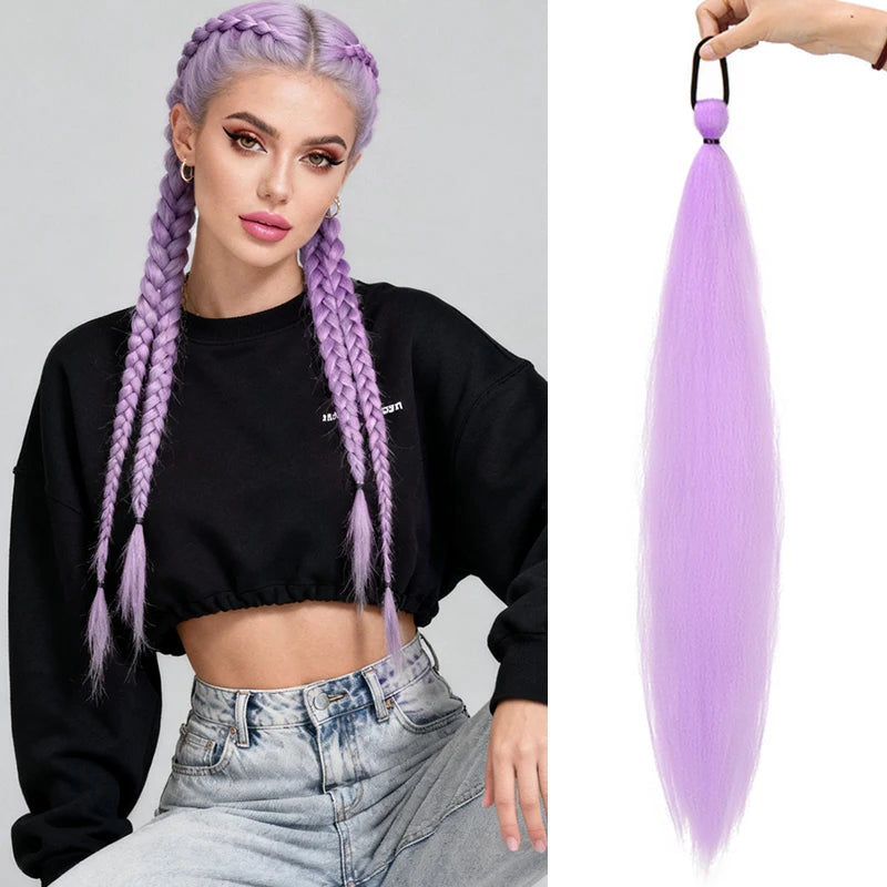 26 Inch Straight Ponytail Extension