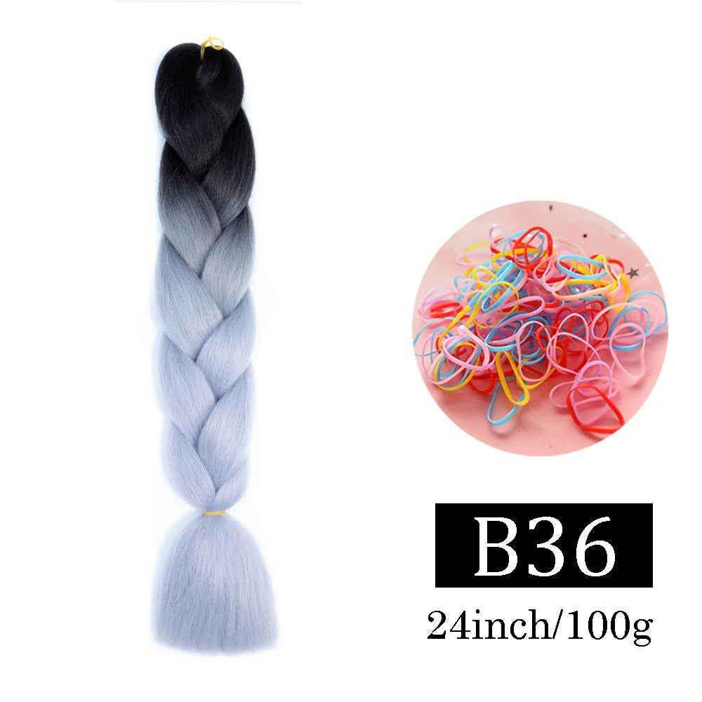 24 Inch Jumbo Braids Synthetic Hair