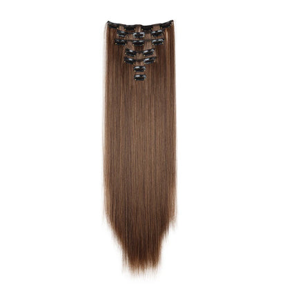 24 Inch Clip In Hair Extensions Set