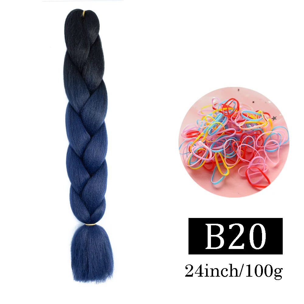 24 Inch Jumbo Braids Synthetic Hair