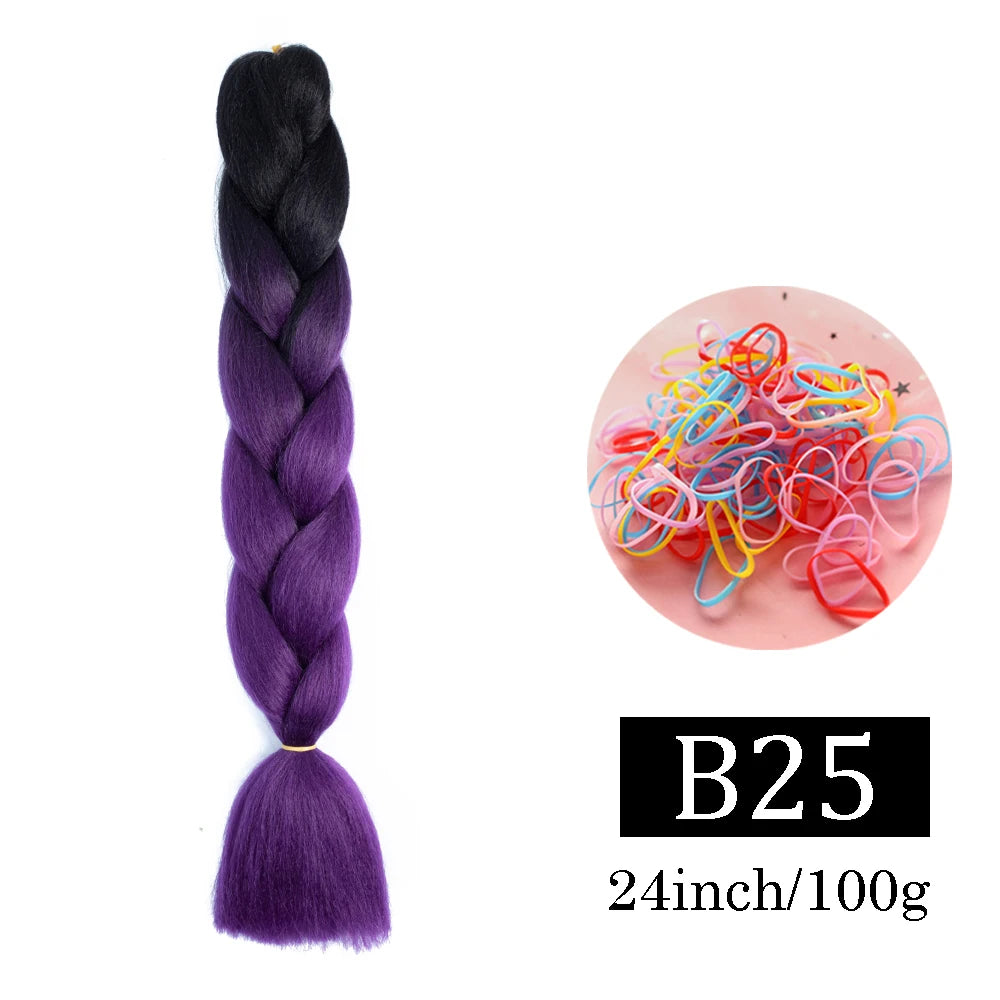 24 Inch Jumbo Braids Synthetic Hair
