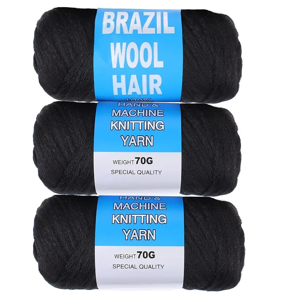 Brazilian Wool Crochet Hair