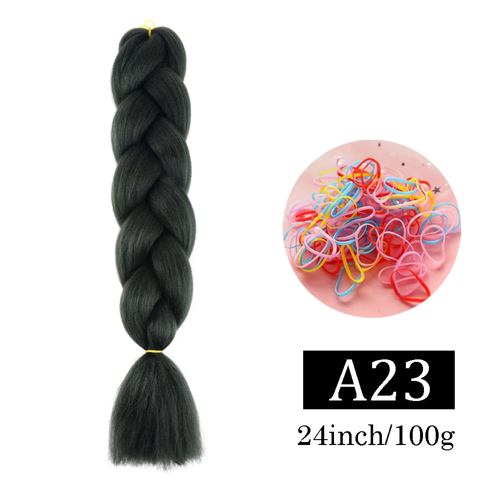 24 Inch Jumbo Braids Synthetic Hair