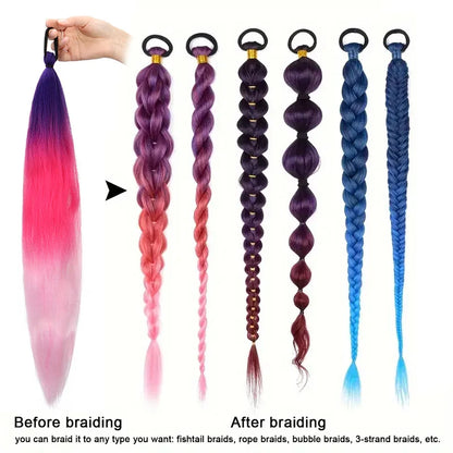 26 Inch Straight Ponytail Extension