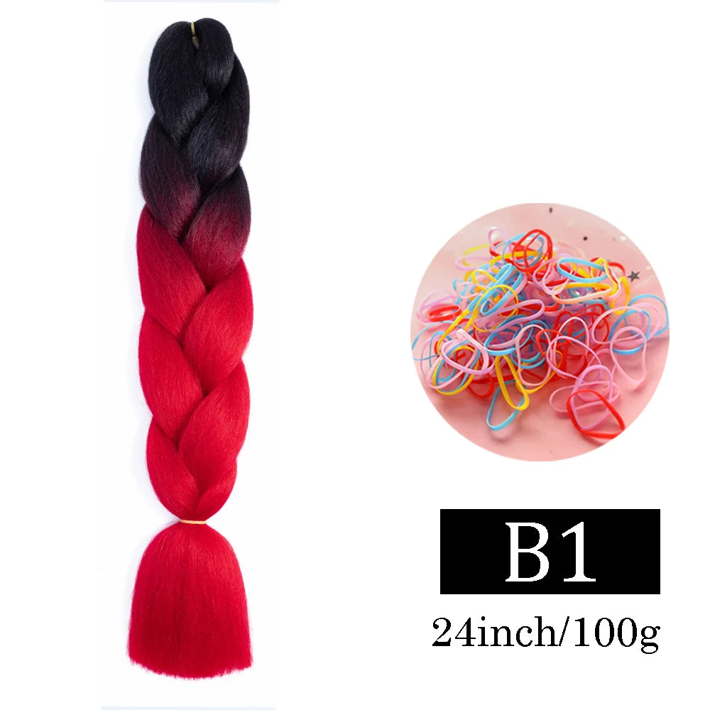 24 Inch Jumbo Braids Synthetic Hair