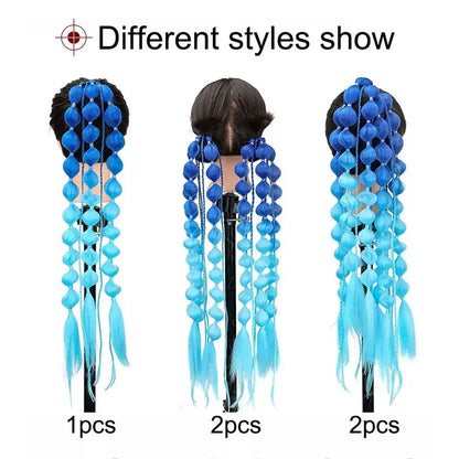 Long Lantern Synthetic Hairpiece