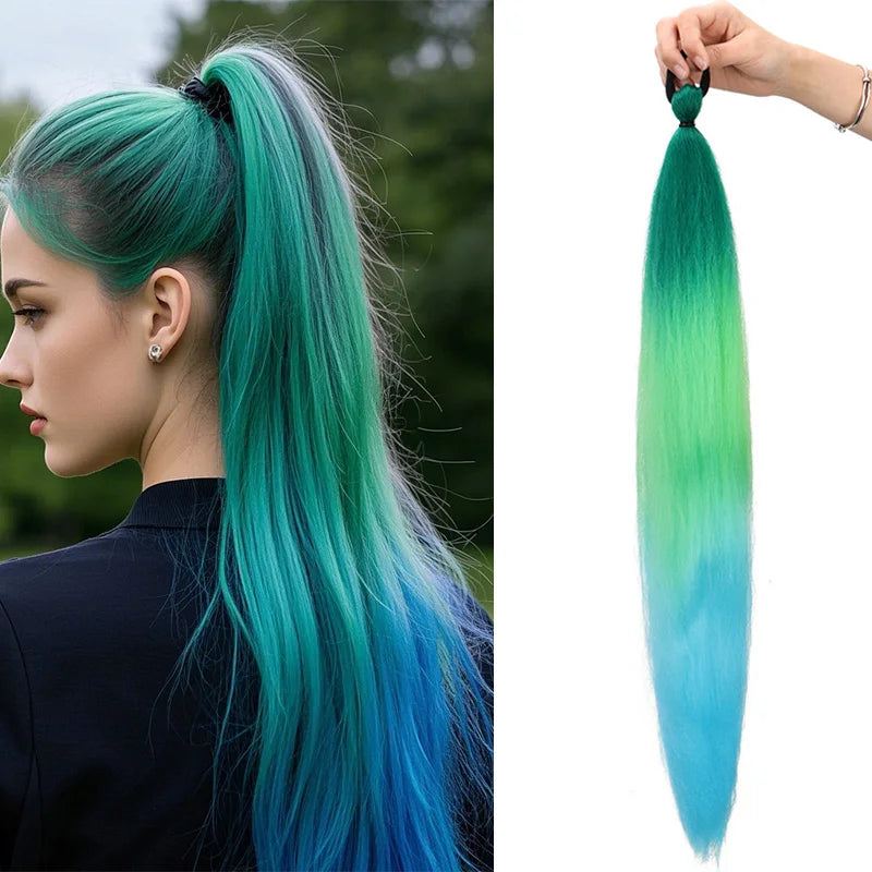 26 Inch Straight Ponytail Extension