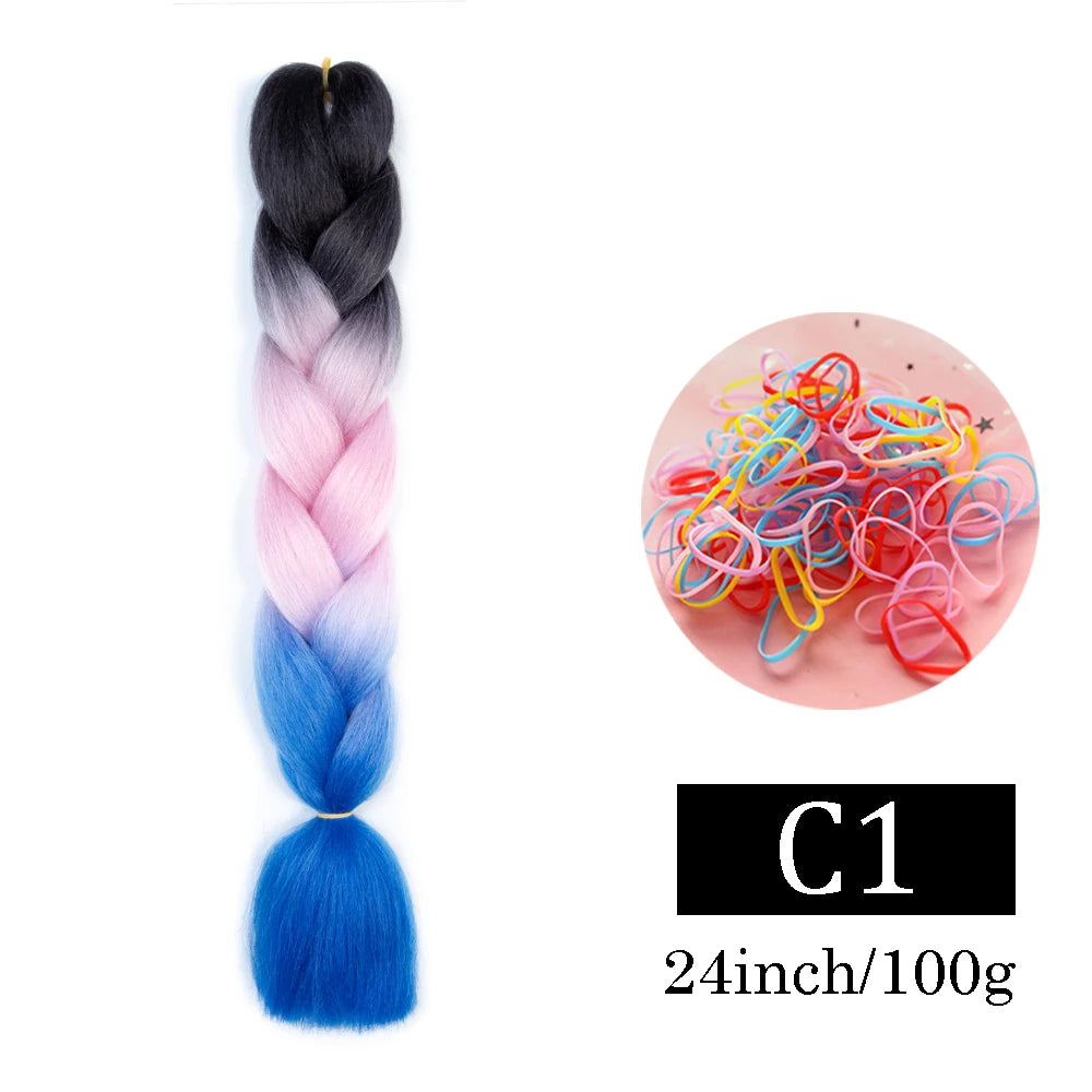 24 Inch Jumbo Braids Synthetic Hair