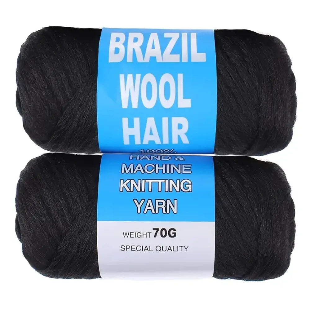 Brazilian Wool Crochet Hair