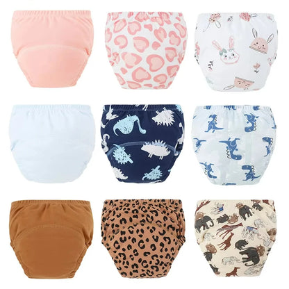 Cartoon Diaper Pants Set