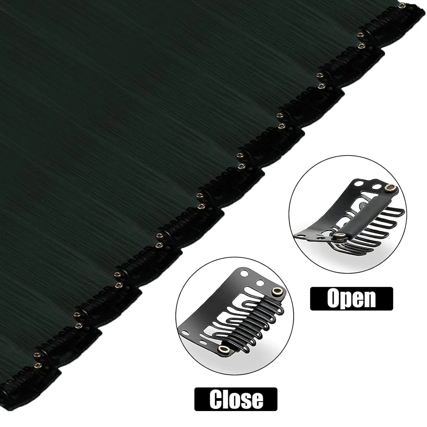 Clip In Synthetic Hair Extensions Colored Party Highlights Set